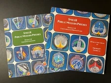 SpaceX Public Mission Patches: A Collectors Guide,  Vol.1&2, Exc+, Ref Books 