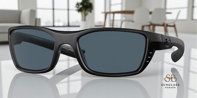 COSTA DEL MAR 6S9056 01 Whitetip Blackout Gray 58 mm Men's Sunglasses