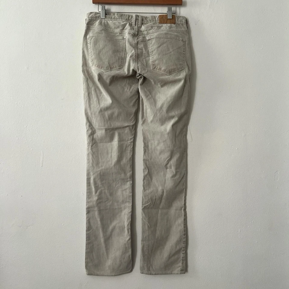 Pantalones de pana Madewell beige/crema para mujer 28x32  Foto 3 de 4