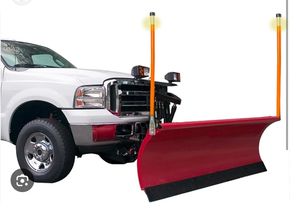 JLP 3.5 Ft 1/4 In Pole ORANGE Universal Snow Plow Blade Markers Guides Snowplows - Image 4 of 4