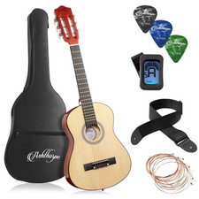 OPEN BOX - 30-inch Beginner Acoustic Guitar Starter Kit Accessories - Natural