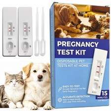 2 PCS Dog/Pet/Cat Pregnancy Test Kit, Early Pregnancy Test for Dogs and Cats,...