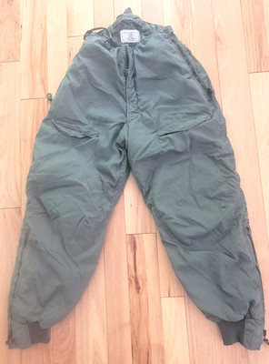 EXTREME COLD WEATHER TROUSERS TYPE F-1B MIL-T-6284K DATED 1983 SIZE 32