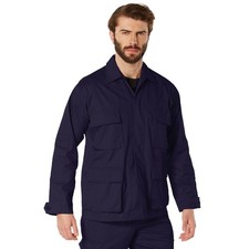 Navy Blue Shirts Fatigue Tactical BDU Large 8885-L