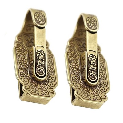 1 Pair Retro Exquisite Portable Waist Belt Clip Keychain Buckle Accessories