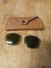 Vintage AO American Optical Calobar Clip On Outdoor Sunglasses Clip On Glasses