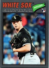 2026 Topps Heritage - Grant Taylor #329 Dark Gray Border (RC)