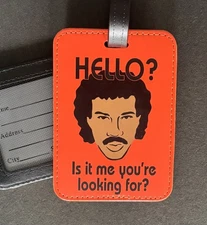 Orange - Hello is it me you’re looking for? Luggage Tag