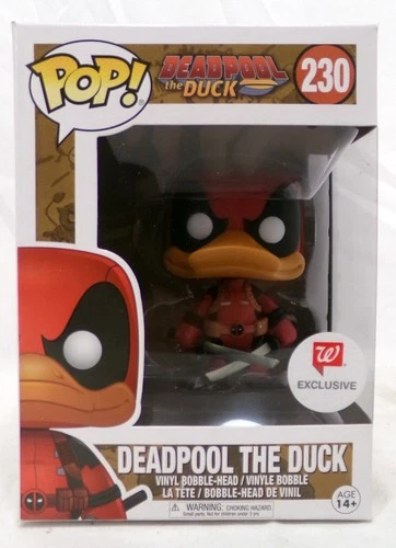 Funko Pop! 230 Deadpool the Duck Marvel Vinyl Figure New