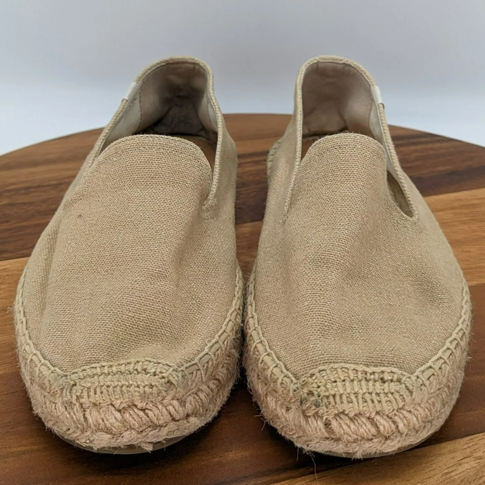 Soludos Alpargatas Zapatos 10 Zapatillas para Fumar de Lona Tostada Cómodas Informales Foto 4 de 4