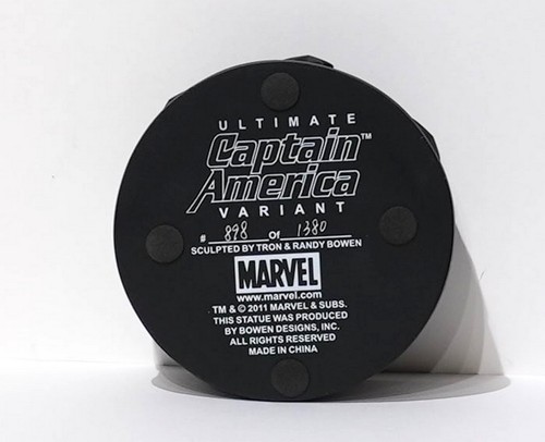 Ultimate Captain America Statue Metallic Variant New 2011 Avengers Bowen Marvel - Picture 5 of 7