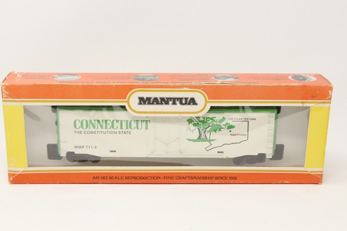 HO Mantua MMP 711-5 U.S. State Series 50' Box Car Connecticut Constitution State - Picture 8 of 9