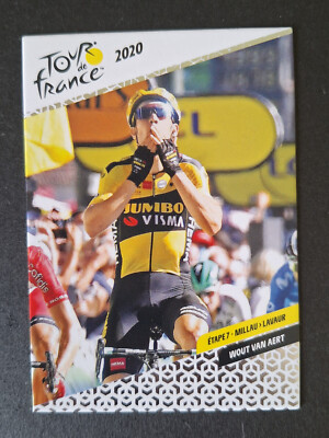 Wout Van Aert ROOKIE Winner Etappe 7 Tour de France 2020 Panini Karte