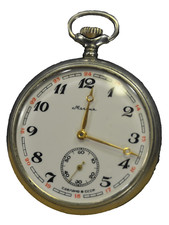 "Molnija" 18J cal.3602 Vintage c.1969's Solid Russian GP hands Pocket watch