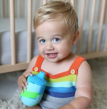 Nuby Silicone Tie-dye First Training Cup with Free Flow Soft Spout - 6oz, 6 ...