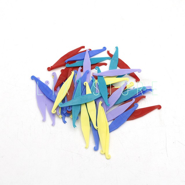 50PCS Dental orthodontic rubber band hook placement device Braces hook