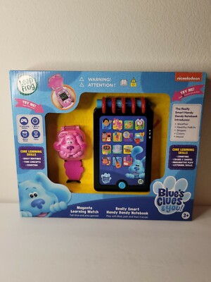 Blues Clues and You Watch Magenta Plus Handy Dandy Notebook LeapFrog New Set