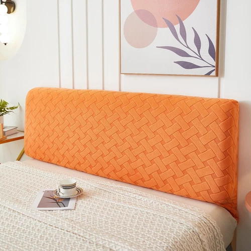 Elastischer Bett Kopfteilbezug Massiv Kopfteil Schonbezug Staubdicht für Schlafzimmer - Bild 13 von 18