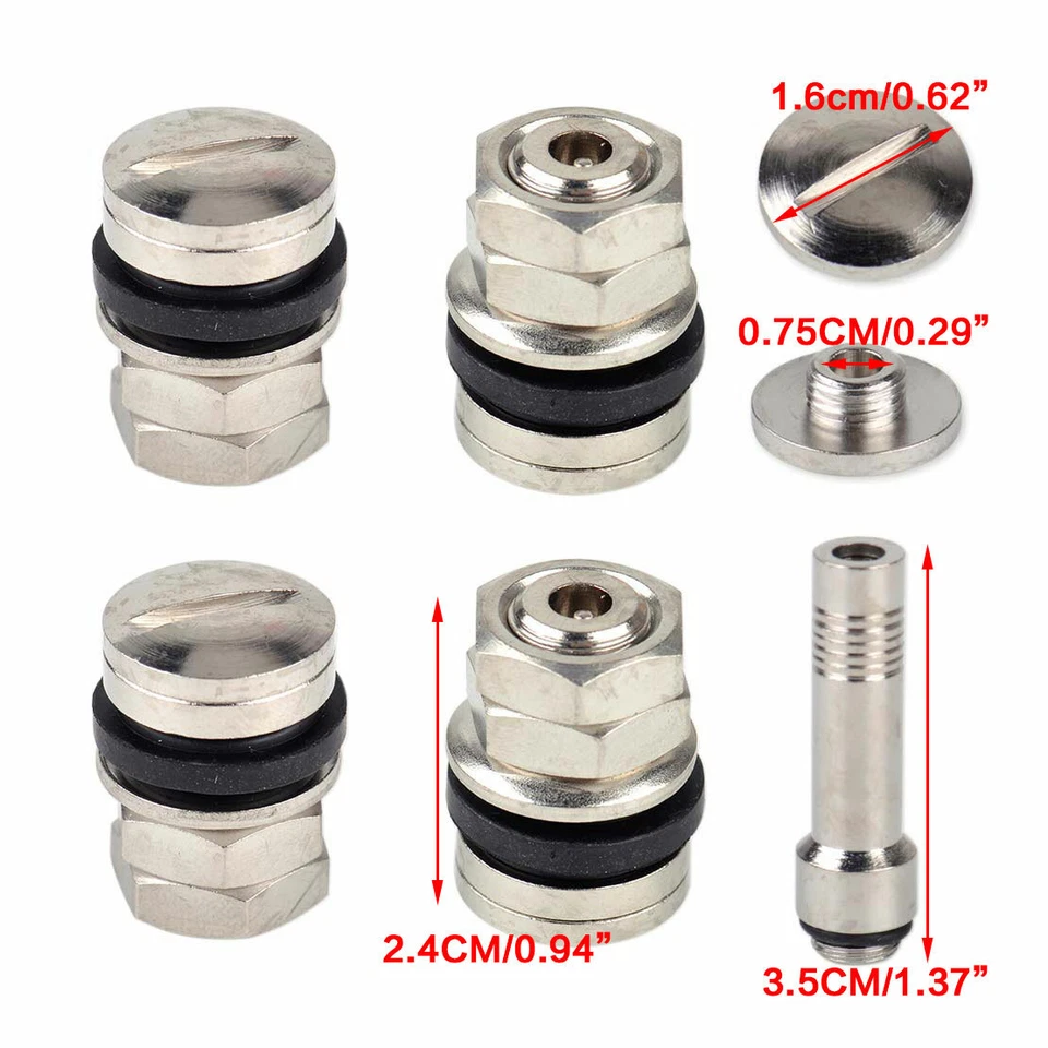 UNIVERSAL 4xCar Truck Stealth montaje empotrado rueda neumático válvula oculta vástagos Foto 2 de 4