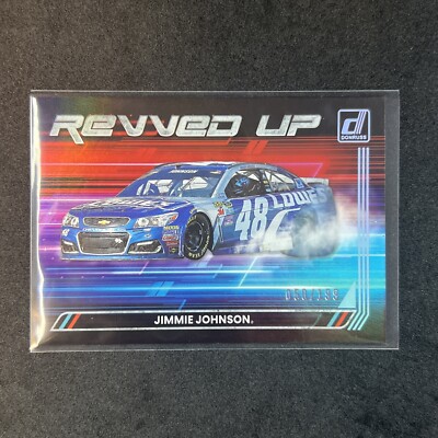 2023 Panini Donruss Racing Holo /199 Jimmie Johnson Revved Up #RU6
