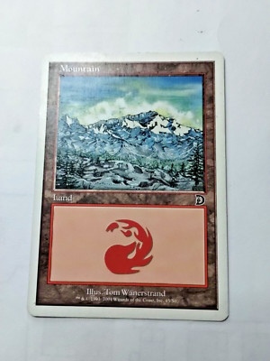 MTG Mountain (45) Deckmasters Garfield vs Finkel Reg. Com.- Some Edge Wear-Pics
