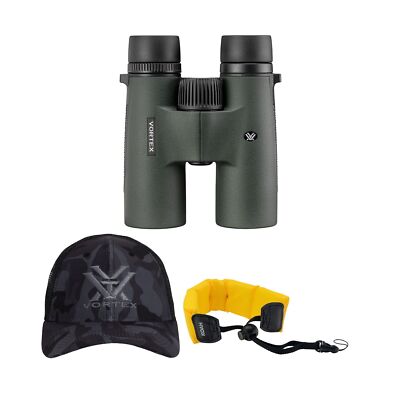 Vortex Triumph HD 10x42 Multi-Coated Lenses Binocular Strap Bundle