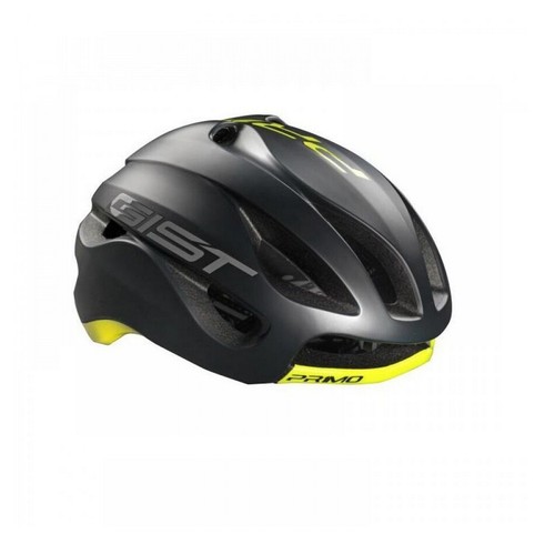 GIST Primo Fahrradhelm Unisex – Schwarz/Weiß, Größe L-XL, Mit In-Molding, 16 Belüftungslöcher, Made In Italy