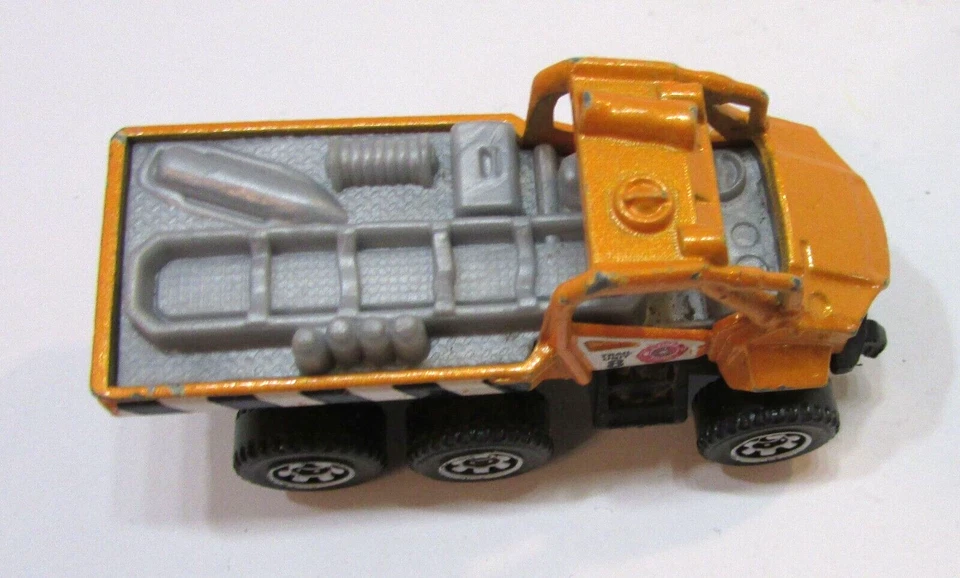 ATV Mattel Matchbox 2013 amarillo MBX Rescue Trail Tracker diecast 1:59 vintage Foto 2 de 4