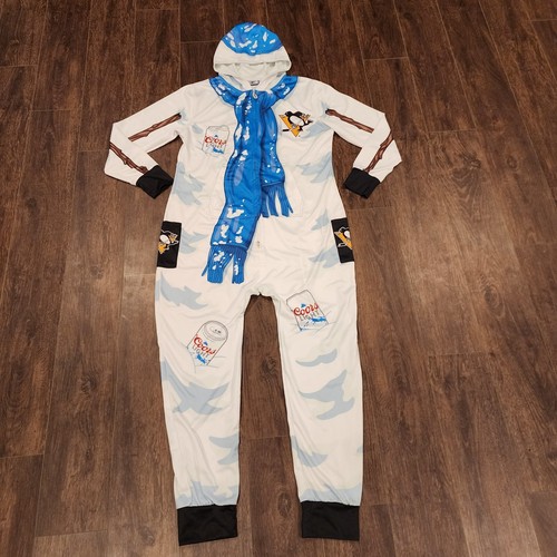 Pittsburgh Penguins Coors Light Beer Adult One Piece Beerman Snowman Outfit Rare