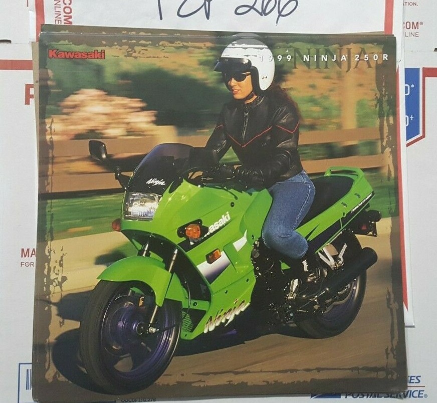NOS Kawasaki 1999 Nina 250R Original Dealer Brochure 99969-2629