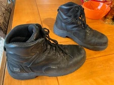 Timberland Pro 24/7 Men Work Boots Steel Toe Safety Lace Up Black Size US 9.5 M