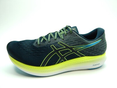 ASICS MEN'S EVORIDE 2 FRENCH BLUE HAZARD GREEN 1011B017-401 SHOES SIZE 12.5