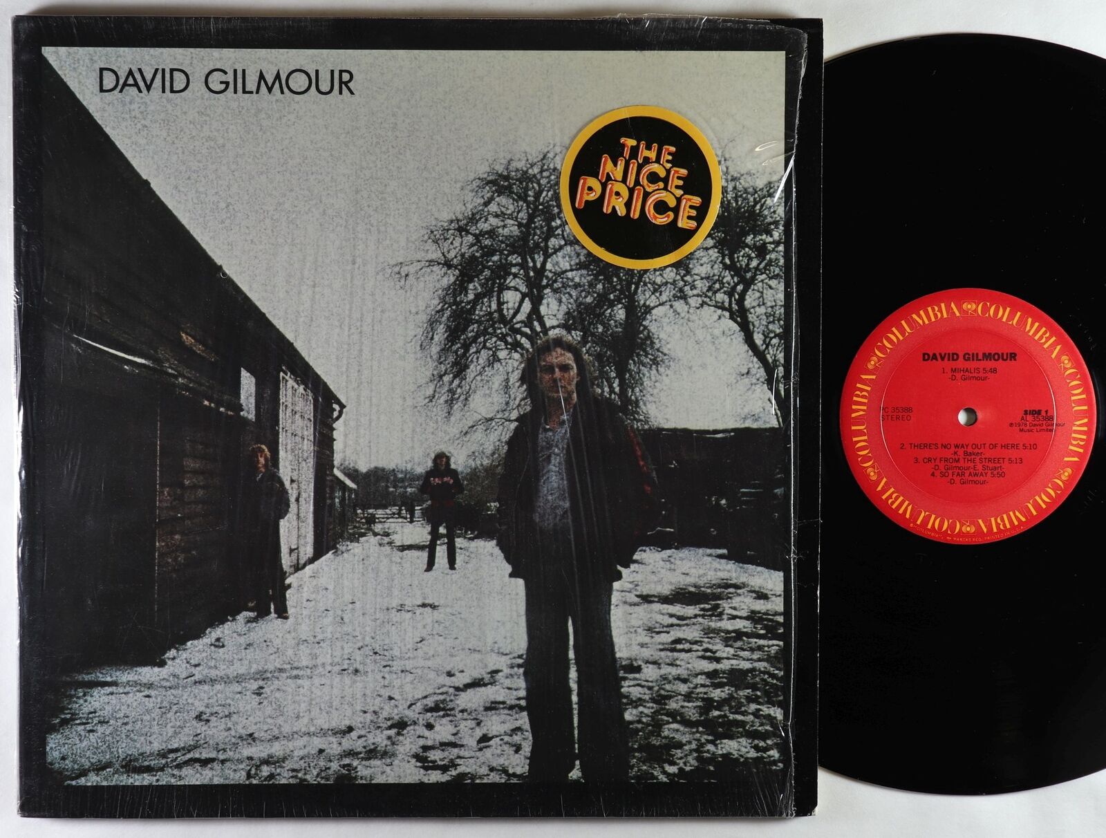 David Gilmour - S/T LP - Columbia VG+ Shrink