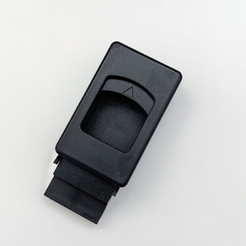 Window Door Cabinet Lock ABS Recessed Flush Sliding Pull Latch 4Pcs Black