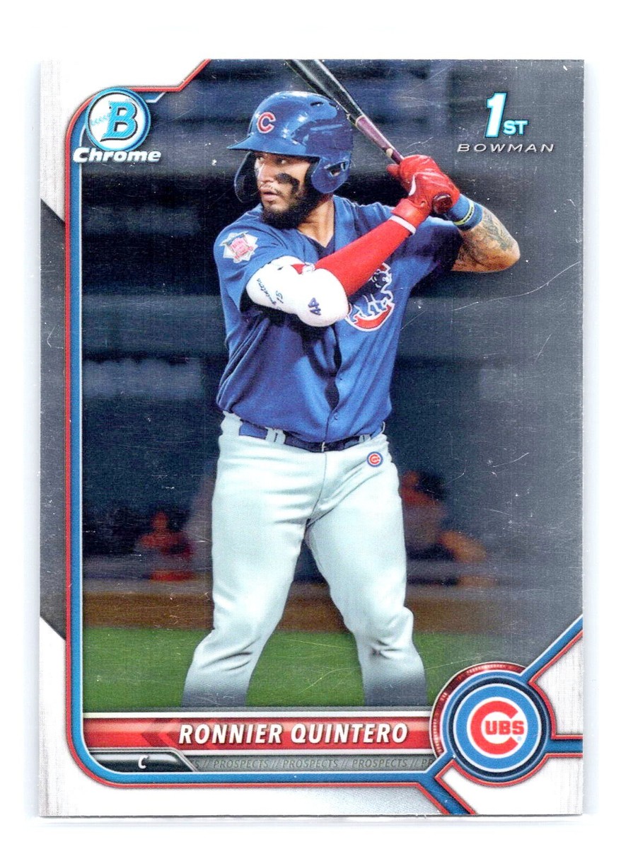 2022 Bowman Chrome #BCP-124 Ronnier Quintero 1st Bowman Chicago