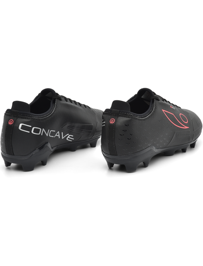 CONCAVE Halo V2 FG Football Boots Black Solar Youth Kids