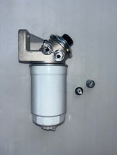1x Filterkopf  + Dieselfilter Kraftstofffilter Handpumpe mit Halterung Universal