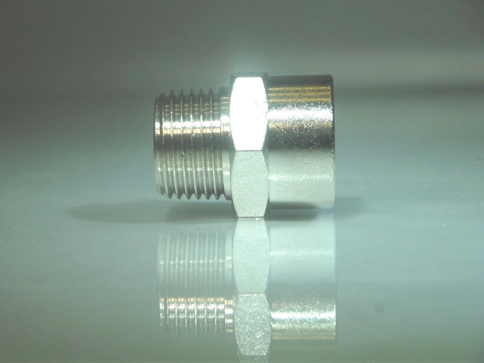 KELM 3/8"Bsp Fem to 1/4"Bsp Male Reducing Bush Pneumatic air