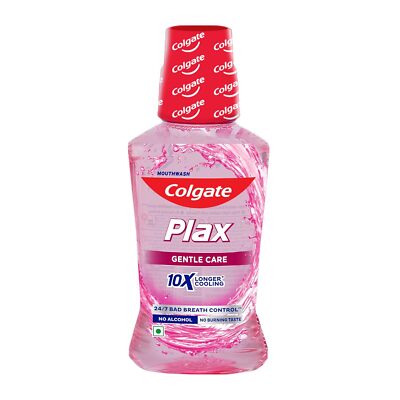 Colgate Plax Gentle Care Mouthwash 250ml | Alcohol-Free Bad Breath Oral Rinse