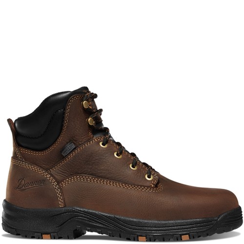 Danner 19455 Women's Caliper 5" Brown Aluminum Toe Waterproof EH Work Boot Shoes - Picture 2 of 6