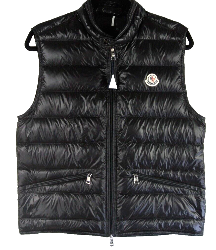 Moncler — NEW Moncler Gui Packable Down Vest in Black Size 2 #DC341