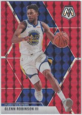 2019-20 Panini Mosaic #60 Glenn Robinson III Red Prizm Warriors