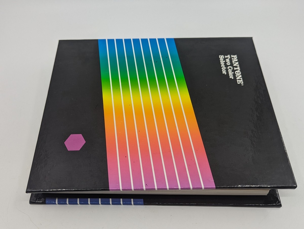 1985 Pantone Two Color Selector w/ 71 Coated & 71 Uncoated Pages