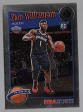 2019-20 Hoops Premium Stock #296 Zion Williamson