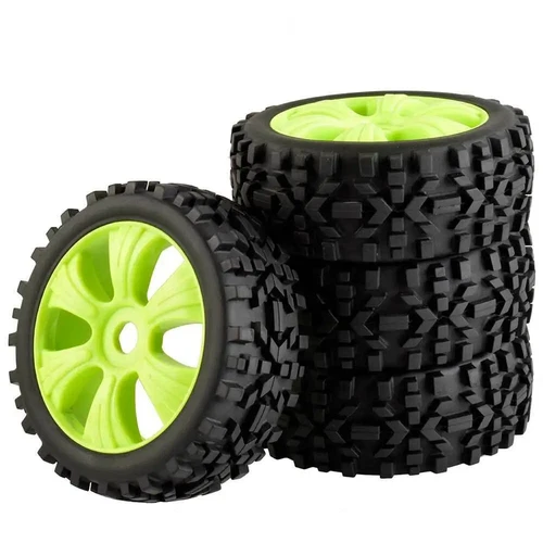 4pcs 1/8 Rc Buggy Off-Road Wheels & Tires Set For Kyosho Inferno Neo - Mp9 Hsp - Picture 14 of 18