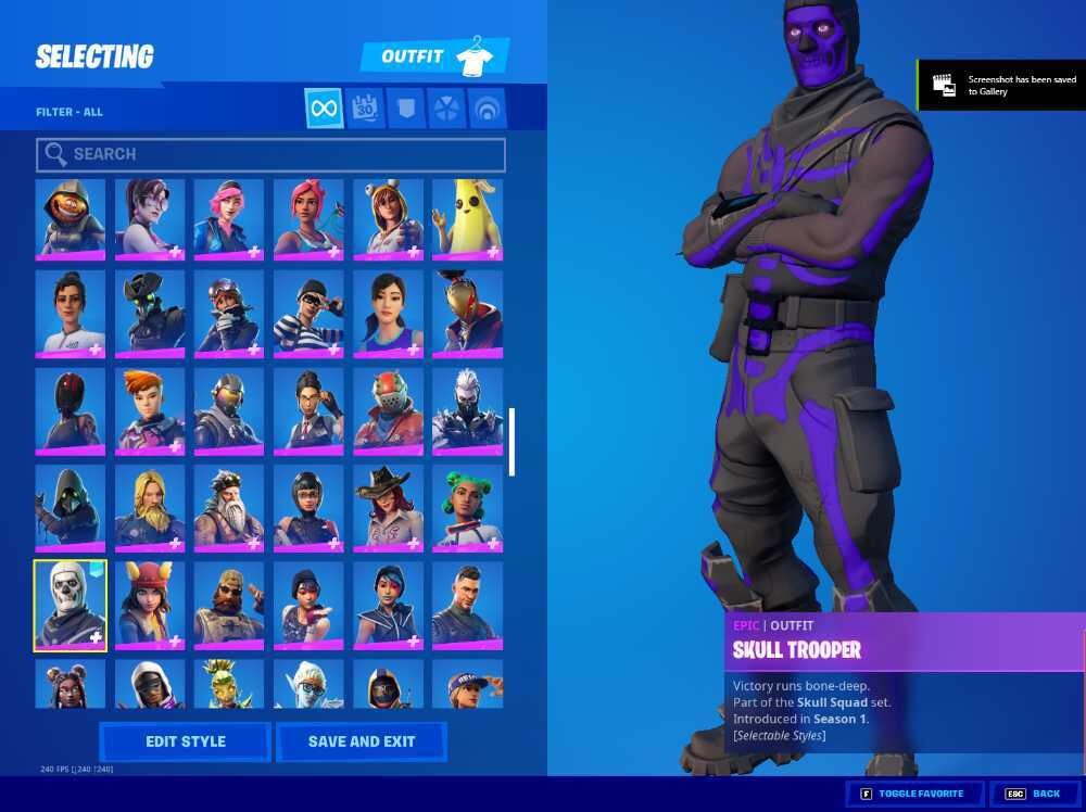 OG FN ACCOUNT, PURPLE SKULL, 100+ skins eBay