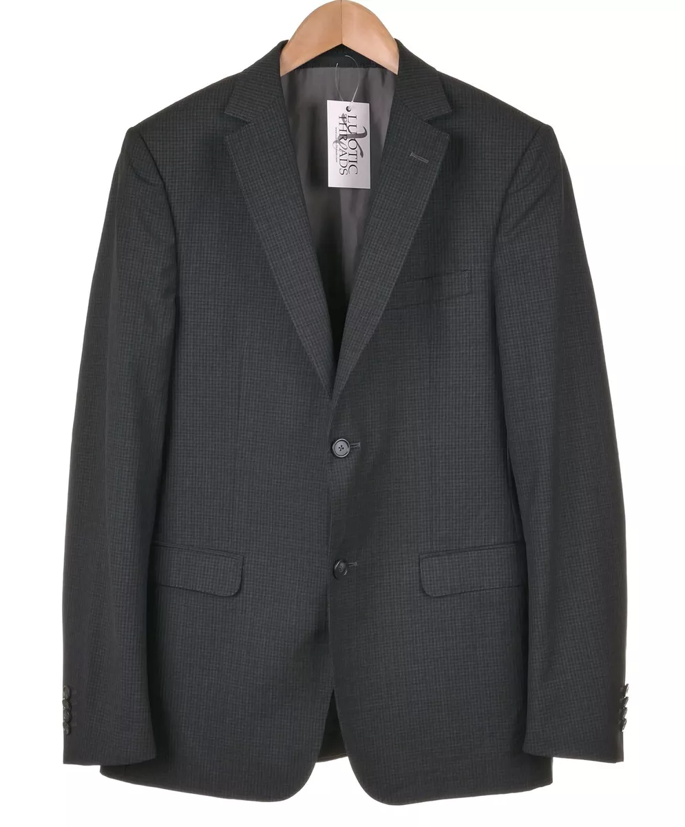 Zegna check-pattern single-breasted blazer - Grey