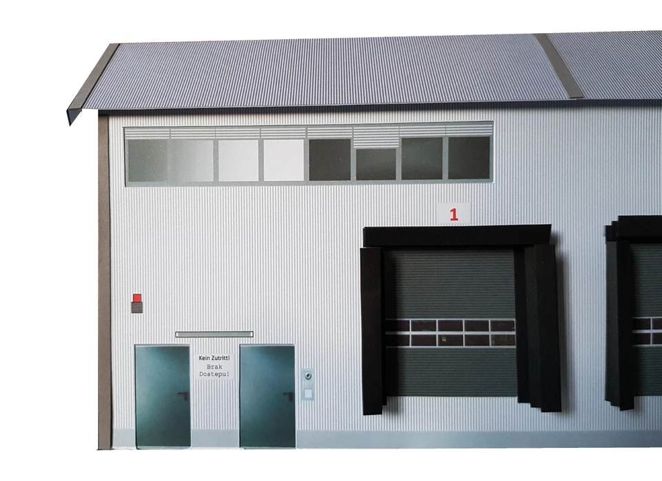 1:50 Logistics Centre Cardboard Model Kit - Image 4 of 4