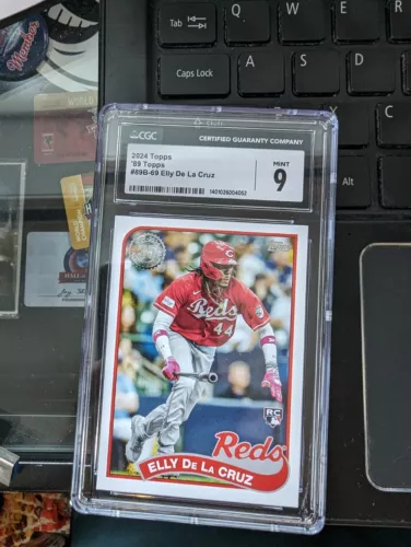 2024 35th Anniversary '89 Topps Baseball Elly De La Cruz CGC 9 Reds Rookie!