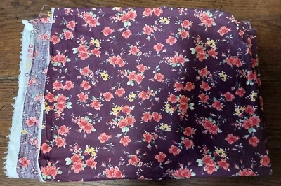 Coupon de tissu vintage coton 150 X 220 cm - Photo 1/4